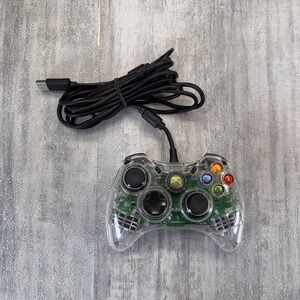 Afterglow Microsoft XBOX 360 Wired Controller Model PL-3602 PDP Clear